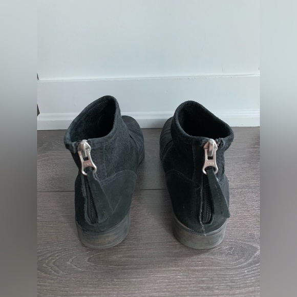 5th Avenue genuine real leather Chelsea boots shoes booties EU36 US 5.5 black - Picture 5 of 6